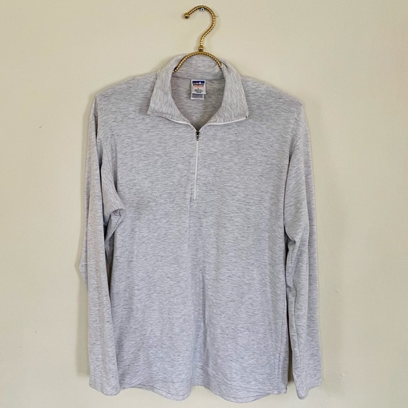 Patagonia Tops - Patagonia Capilene Gray Quarter Zip Pullover
